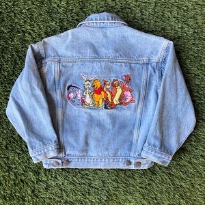 Embroidery Disney Mickey Mouse Denim Jacket Girls